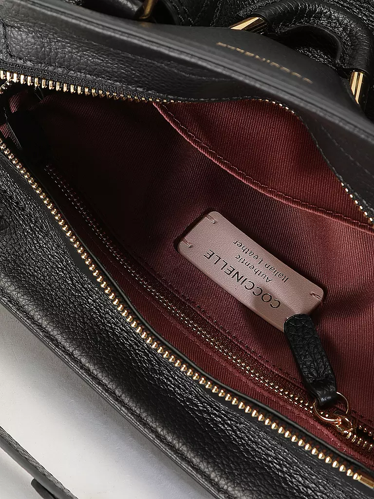 COCCINELLE Ledertasche - Henkeltasche COCCINELLEYORK Small schwarz
