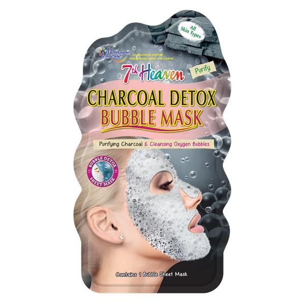 Máscara Facial Toalhete Bolhas Carvão