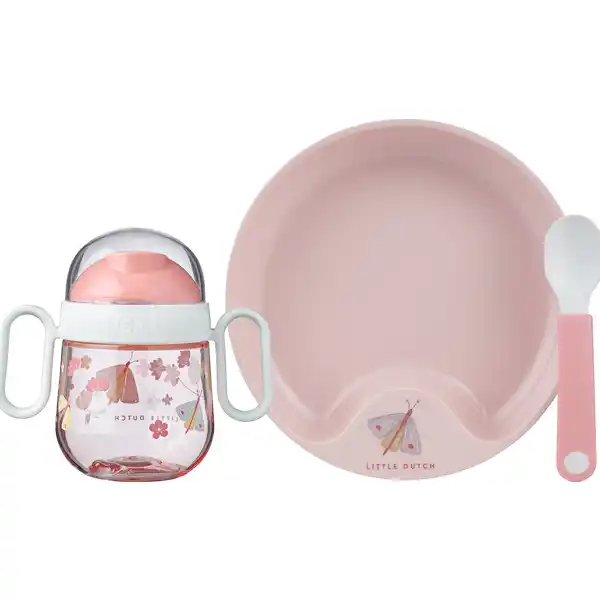 Babygeschirrset Mio Flowers & Butterflies 3-teilig