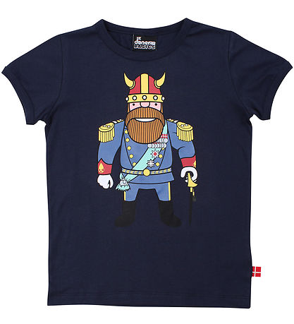 Danefæ T-Shirt - König - Navy