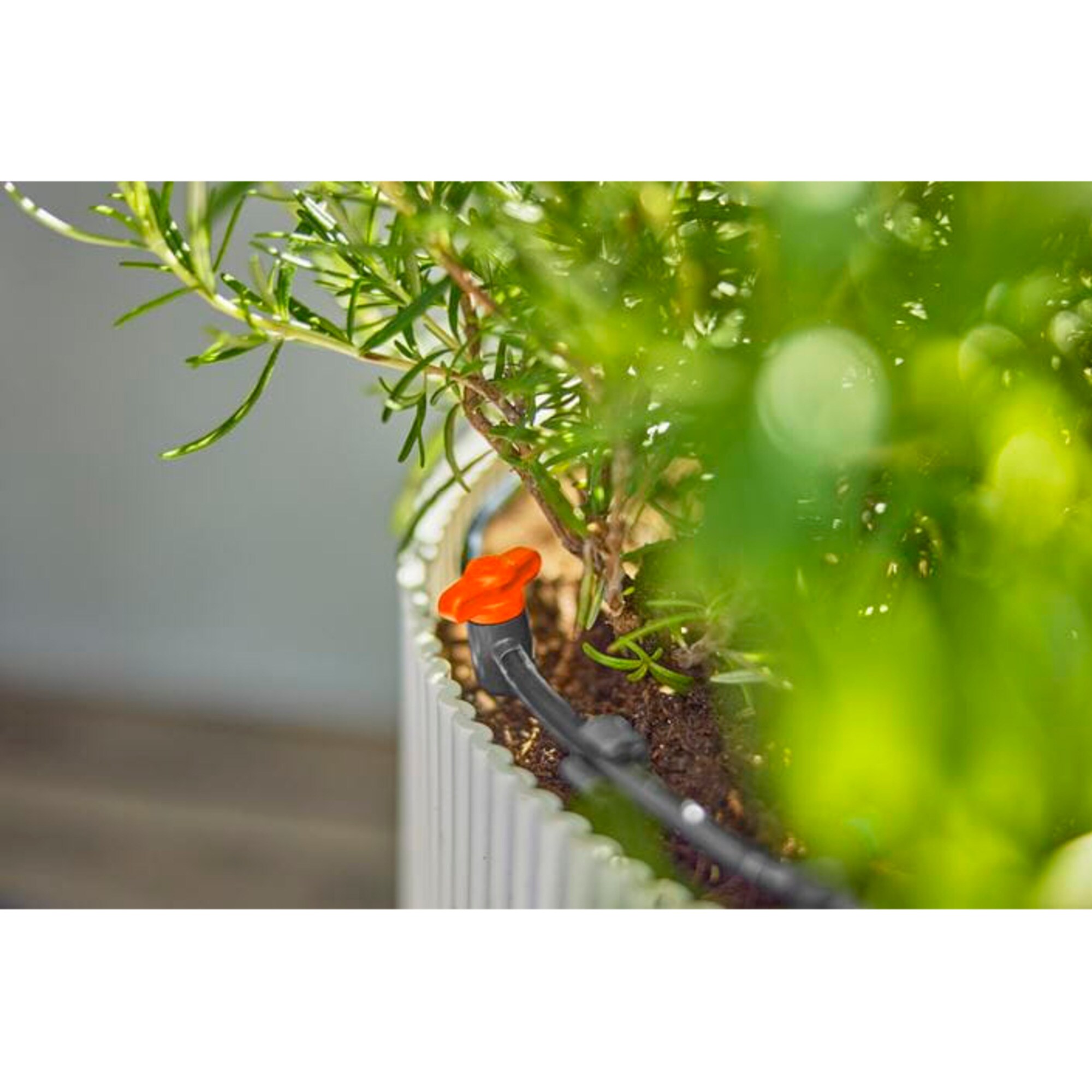 GARDENA Tropfer Micro-Drip-System Tropfbewässerung Set Balkon, 15 Pflanzen