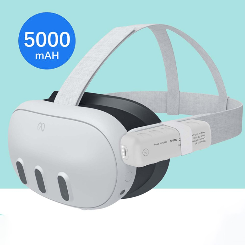 Meta Quest / Oculus Quest 3 Ersatz Akku mit USB C - Batterie 5V/2A 5000mAh