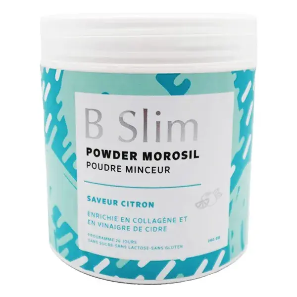 B.SLIM Powder Morosil enriquecido com colágeno para emagrecimento, 260g