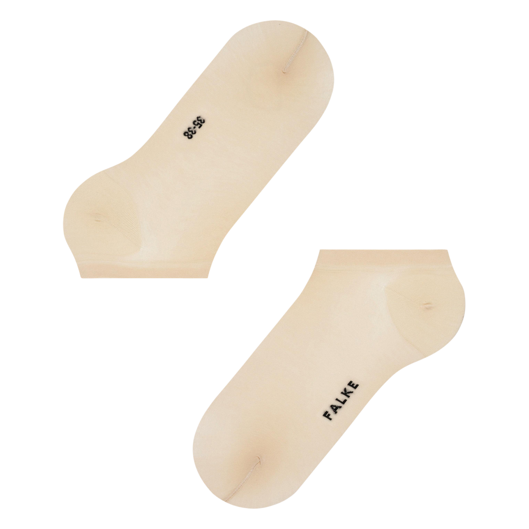 FINE FTNESS SN - Socquettes avec élastique et talon contrastés | Beige