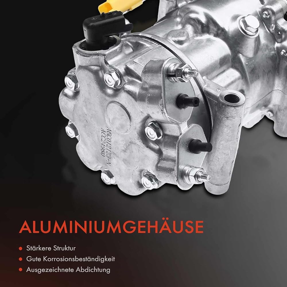: Frankberg Compresseur de Climatisation avec attelage Diesel Compatible avec 207 WA WC WD WK 307 3A/C 3E 3B 3H C3 SC SH 308 4B 4A 4C 4E 4H Berlingo B9 Remplacer# 9670318880, y compris huile prép