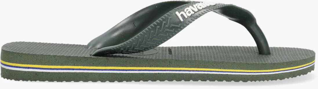 HAVAIANAS groene havaianas teenslippers brasil logo kids