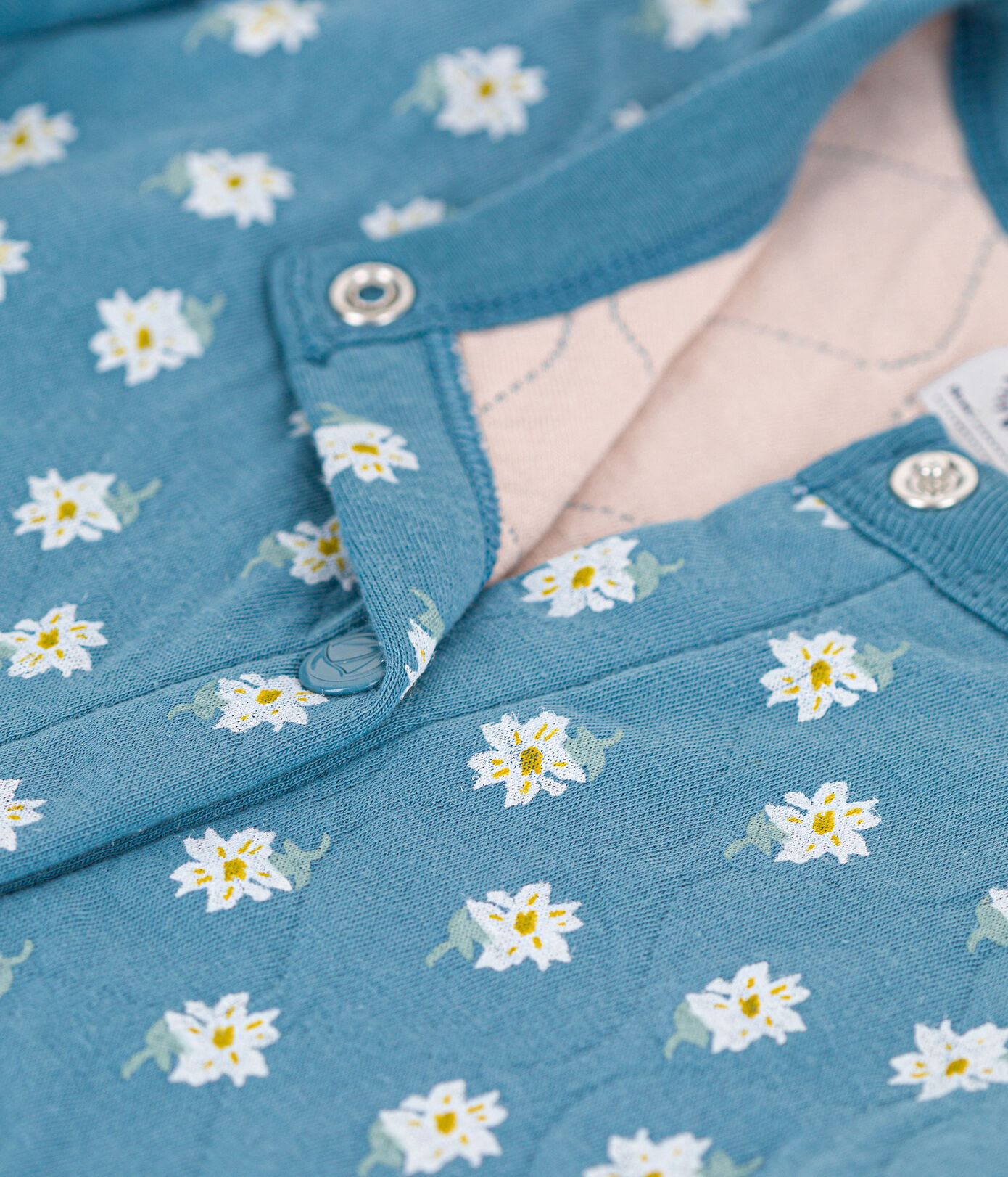 Cardigan imprimé en tubique matelassé enfant fille