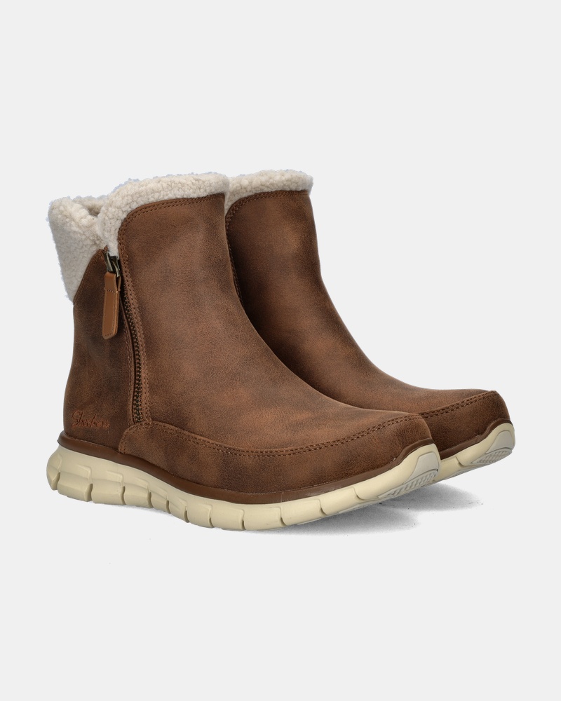 Skechers Synergy Rits- & gesloten boots  - bruin