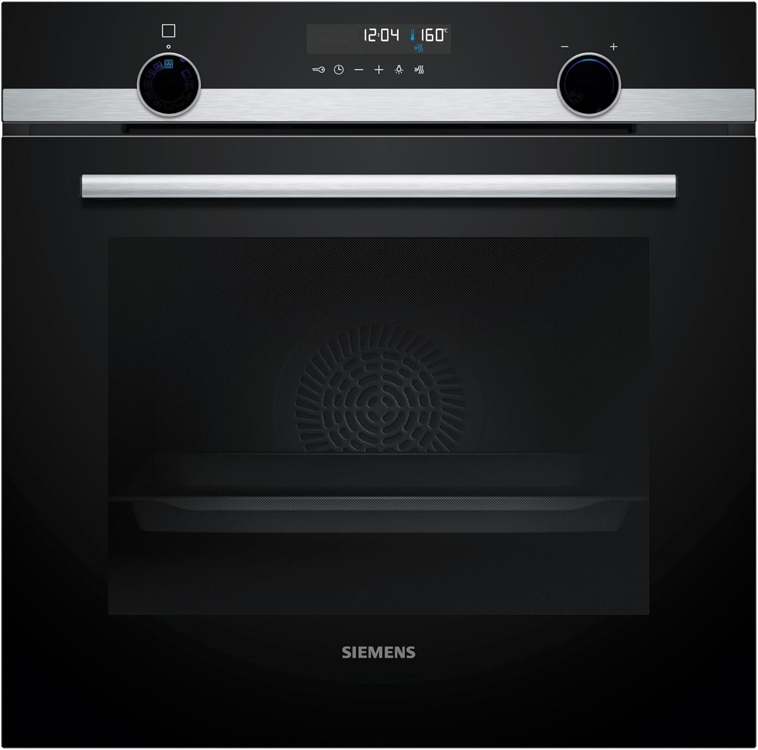 Siemens HB578GBS3, iQ500, Einbau-Backofen 60 x 60 cm, activeClean Pyrolyse Selbstreinigung, 3D Heißluft, Schnellaufheizung, cookControl30 Automatikprogramme, softMove, Edelstahl