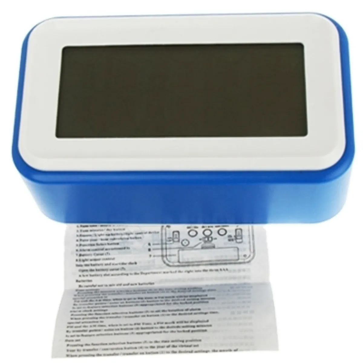 Wewoo Réveil bleu grand écran Snooze Touch