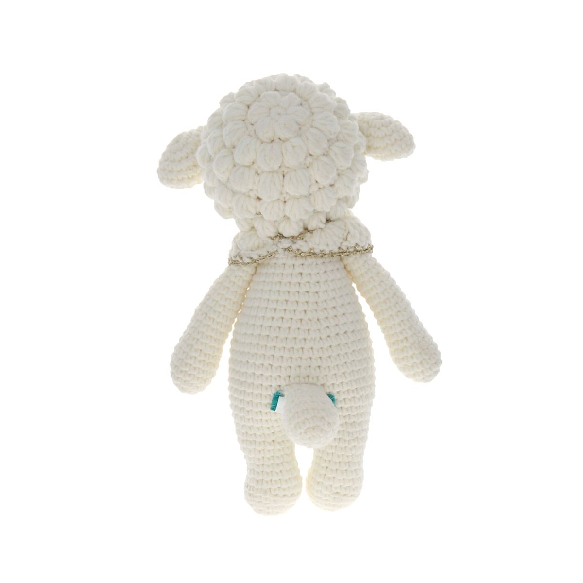 Mouton doré debout en crochet Frisette