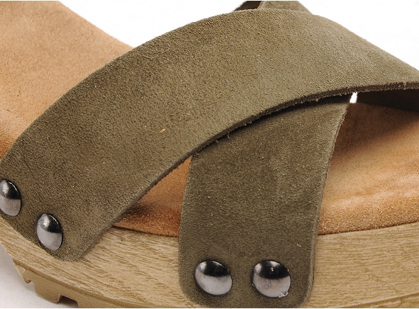 Porronet nu pieds talons femme fi2881 kaki