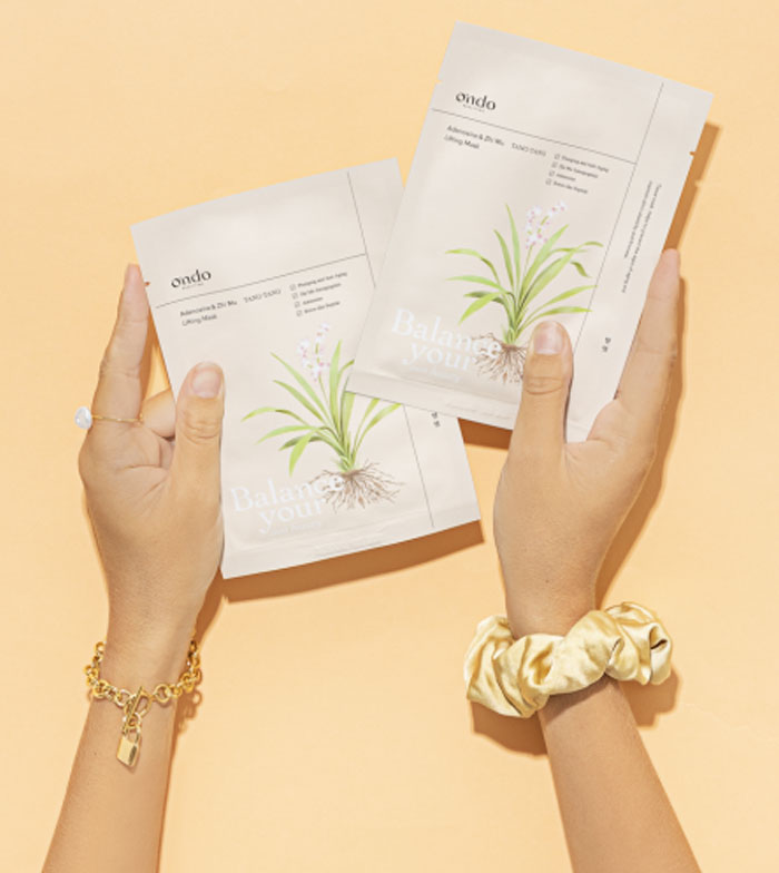 Ondo Beauty 36.5 - Máscara de levantamento Tang-Tang Adenosine & Zhi Mu