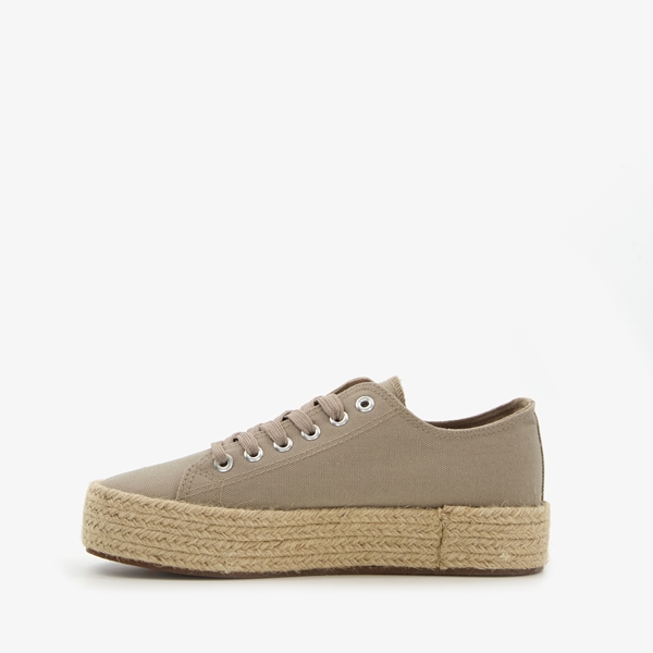 Blue Box dames sneakers met jute details