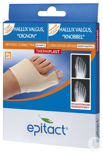 Epitact Corrective Hallux Valgus De Nuit Thermoplast Orthèse Pied S 1 Piece