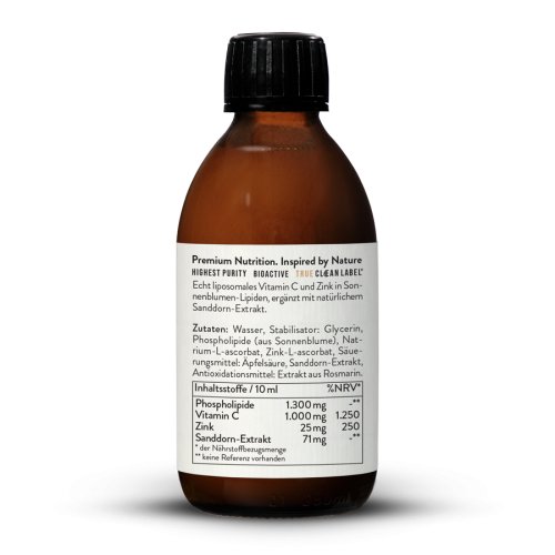 Sunday Natural Products  Vitamin C + Zink Liposomal