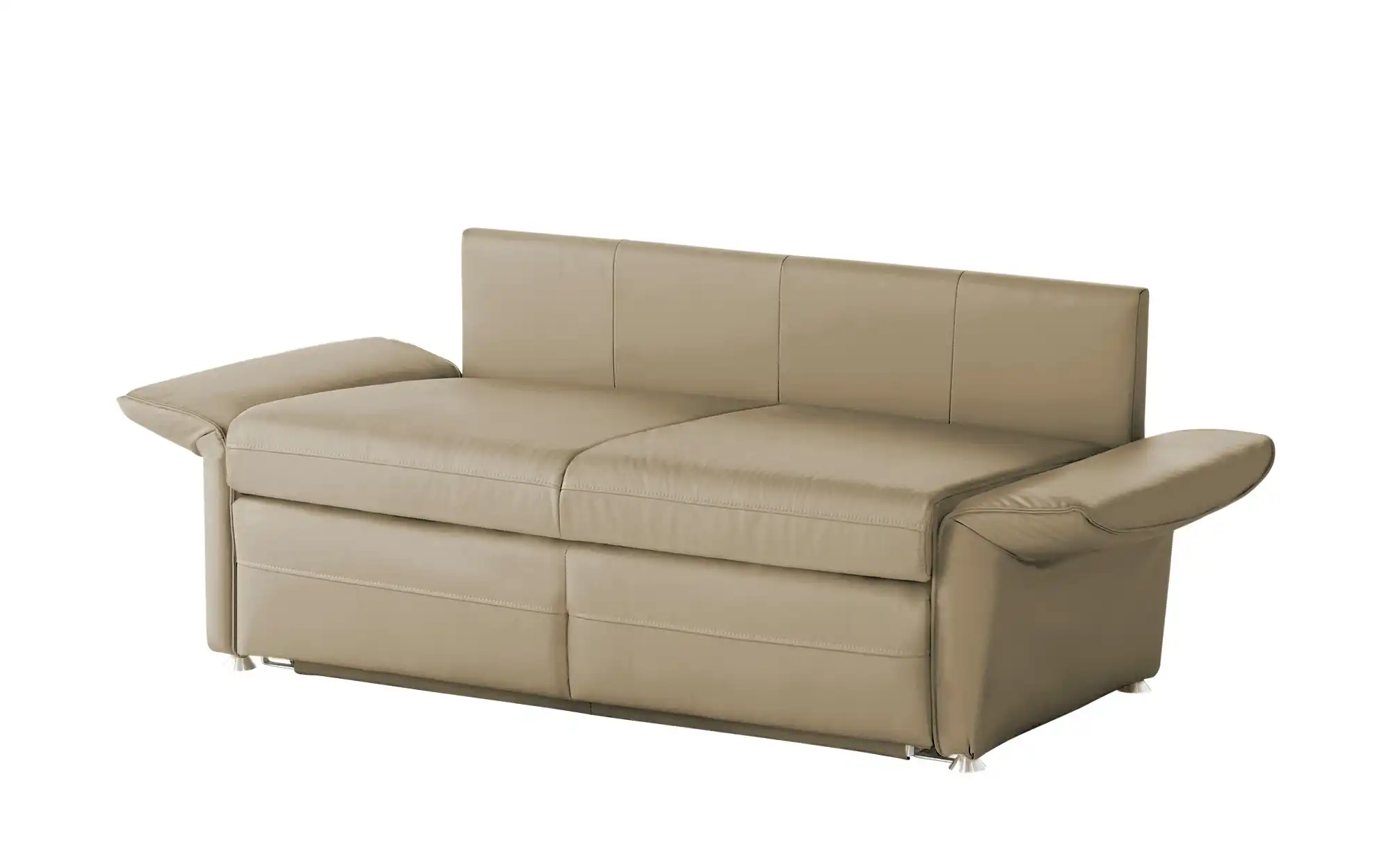 Schlafsofa mit Sitz- und Rückenbezug aus Echtleder Nancy