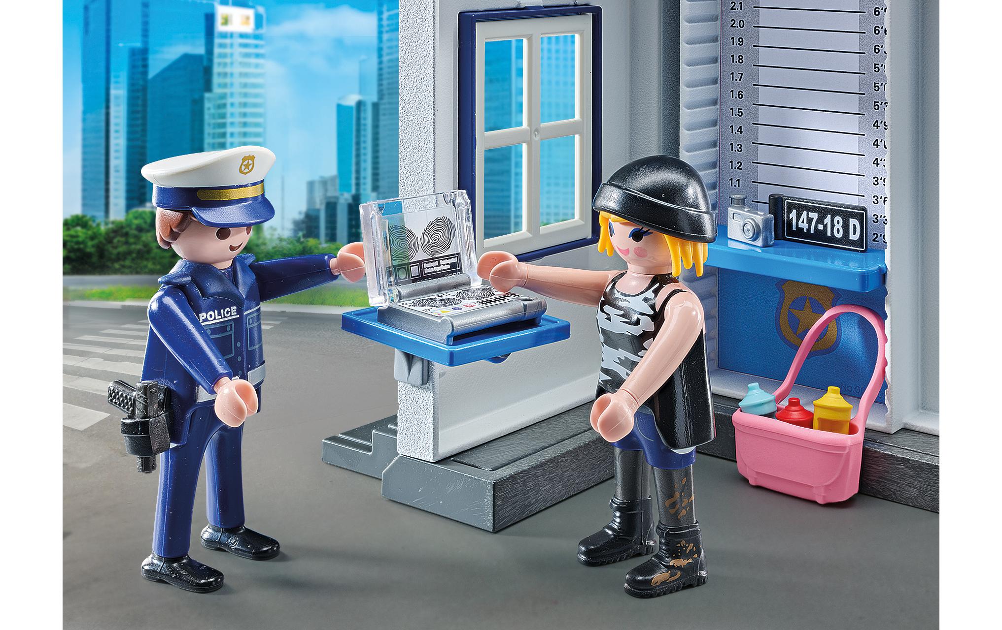 Action Heroes Polizei Ermittlungszimmer 71733Spielfiguren-Set