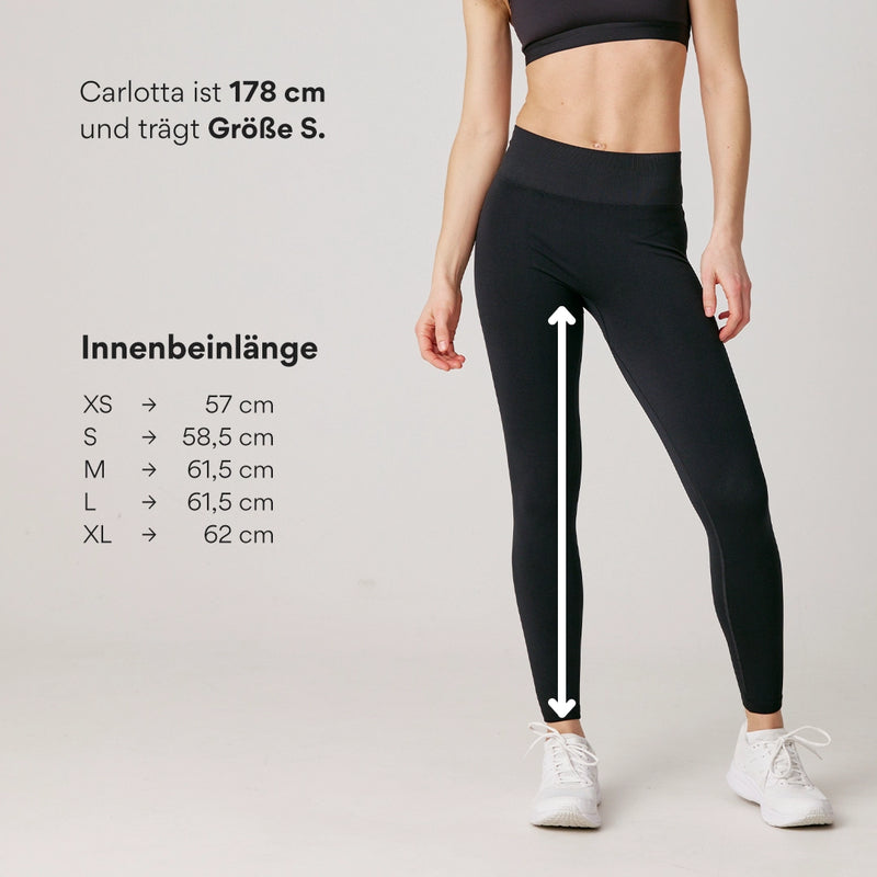 Booty Scrunch Leggings Damen Schwarz