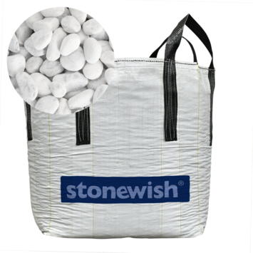Stonewish Carrara rond 40-60 mm - Bigbag á 1000 kg