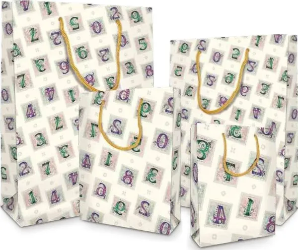 DA VINCI Dekorativ håndtaske BXS502C38D Numeri large