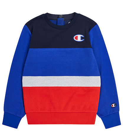Champion Sweatset - Sweatshirt/Jogginghosen - Blau/Rot/Weiß