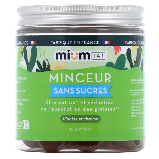Mium Lab gummies minceur - Brûleur de graisses - Perte de poids