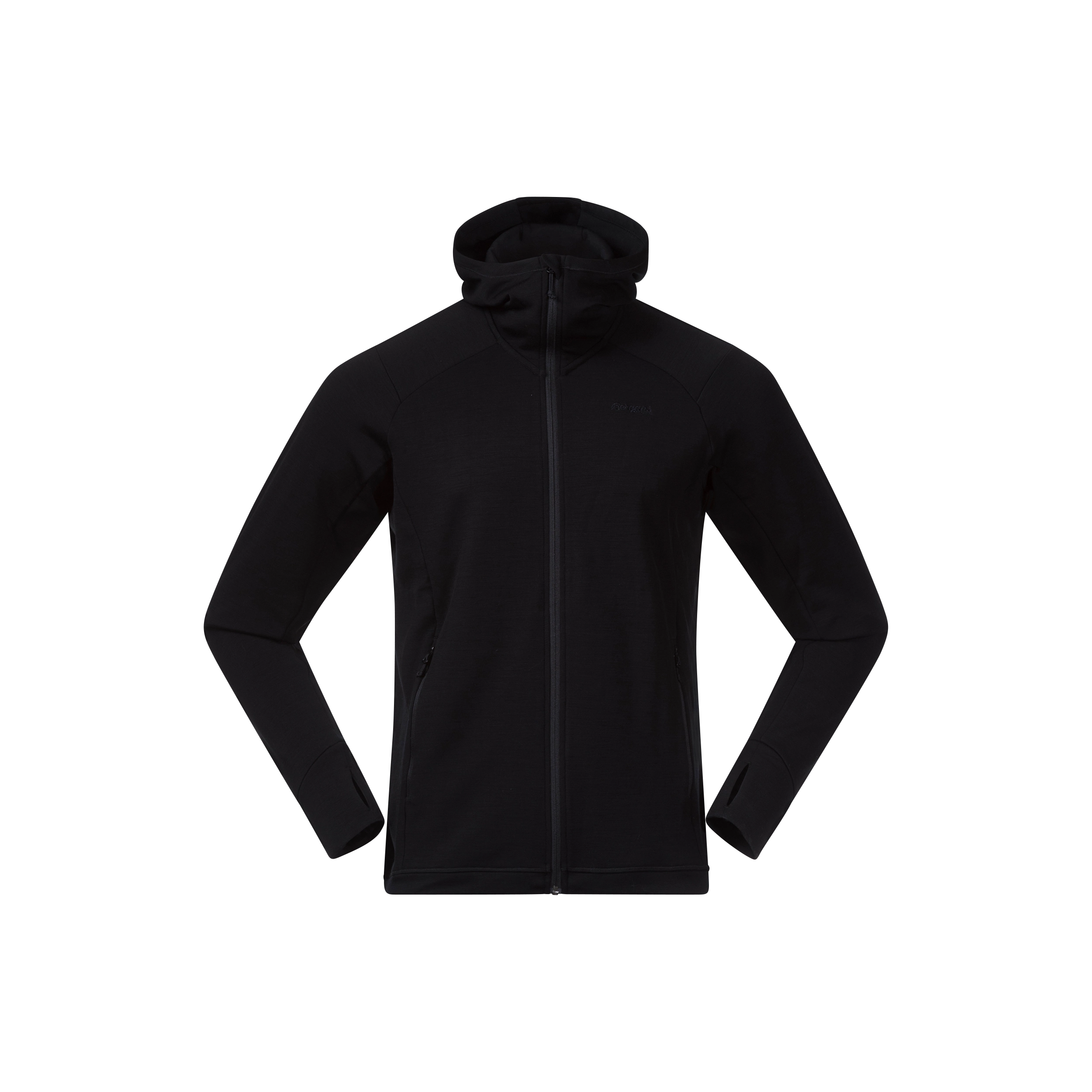Ulstein Wool Hood Jacket Black
