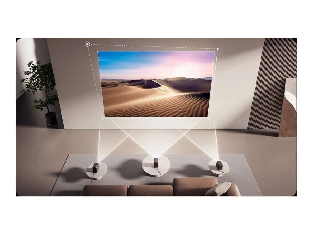 Xiaomi Smart Projector L1 - LCD-projektor - bærbar - 200 lumen - Full HD (1920 x 1080) - 1080p - 802.11ac wireless / Bluetooth 5.0