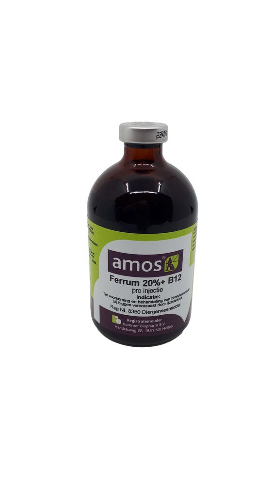 Amos Ferrum 20% met B12 - Bloedarmoede - 100