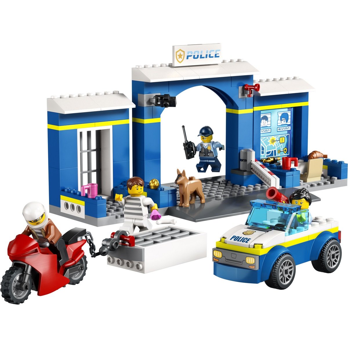 La course-poursuite au poste de police Lego City 60370