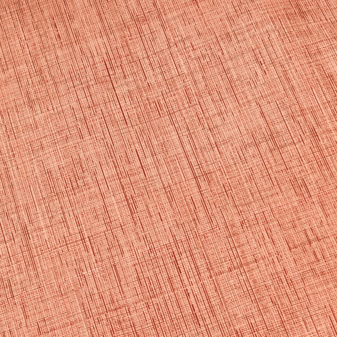 Nappe cirée effet tissage Potiron rectangle 140X200 cm