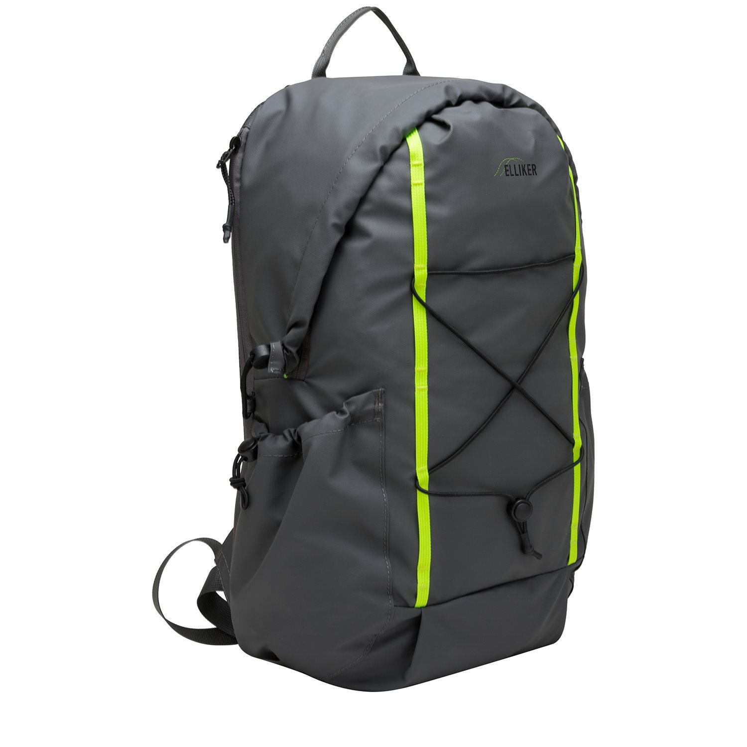 Elliker Kiln Hooded Zip Top Backpack 22L greyneon
