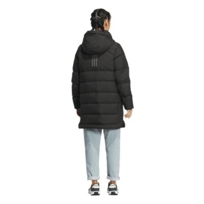 Adidas SportswearMid Length Down Jacket - schwarz