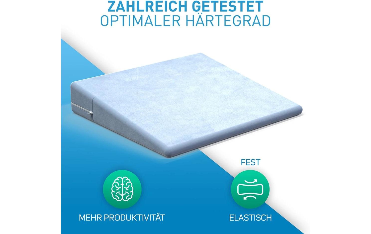 Keilkissen mit Samtbezug – AntirutschbezugStuhl-Keilkissen