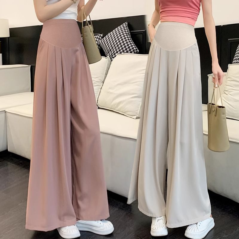 NOA - Zwangerschapsbroek met hoge taille en wijde pijpen