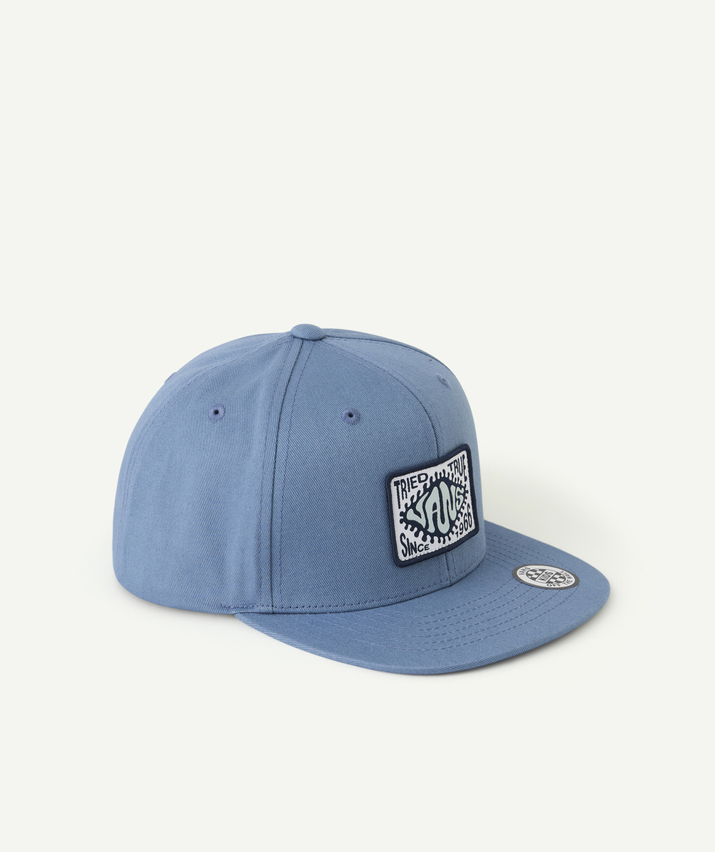 VANSCASQUETTE GARÇON EN COTON BLEU TRIED AND TRUE AVEC LOGO