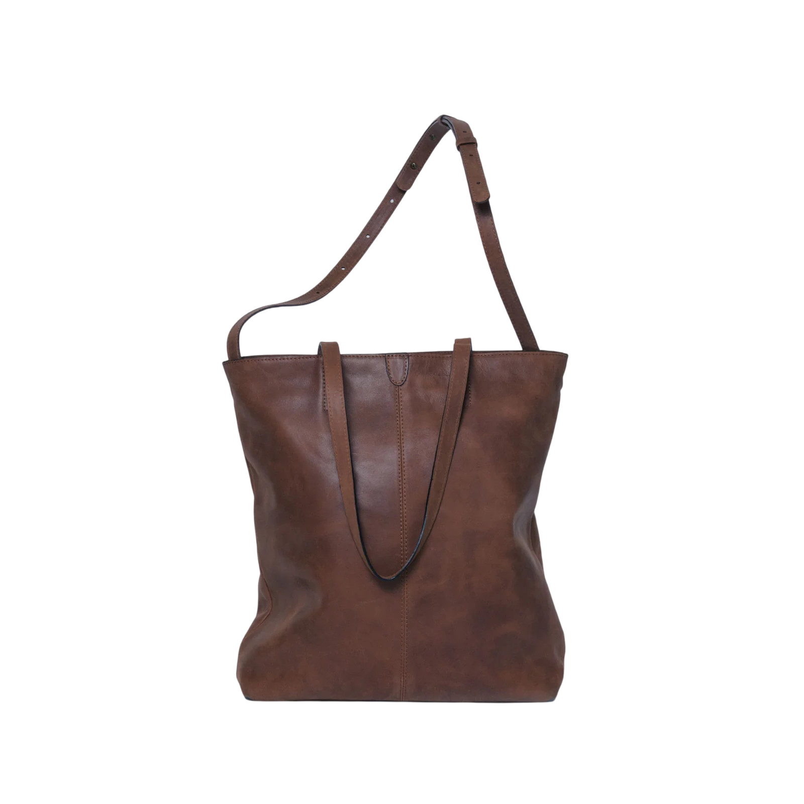 Tote Bag ZIP Plus Dark-Brown
