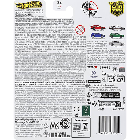 Hot Wheels Car Culture bil - flere varianter - assorteret