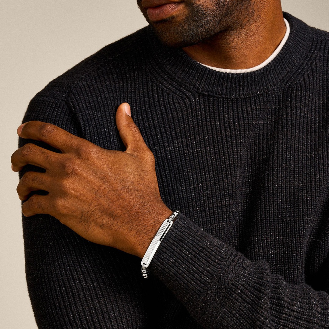 Fossil Knox Gliederarmband Knurled Texture