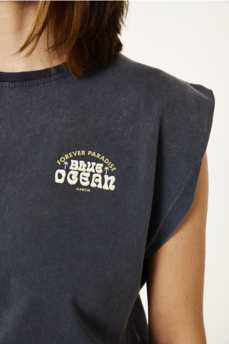 Garcia grijze dames t-shirt