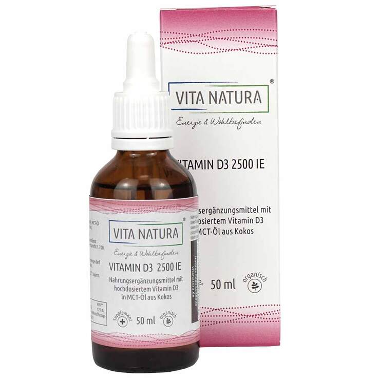 Vitamin D3 Tropfen 2500 I.E., 50 ml