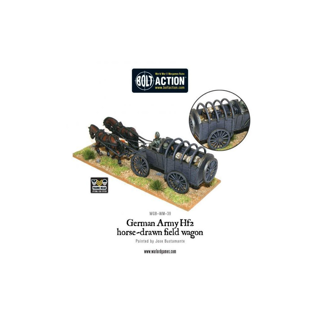 Bolt Action - German Army Hf2 horsedrawn field wagon