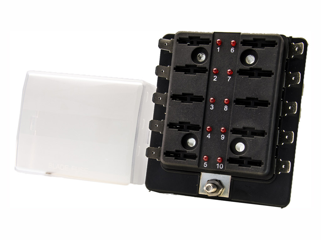 BBA 10-weg LED zekering verdeelbox