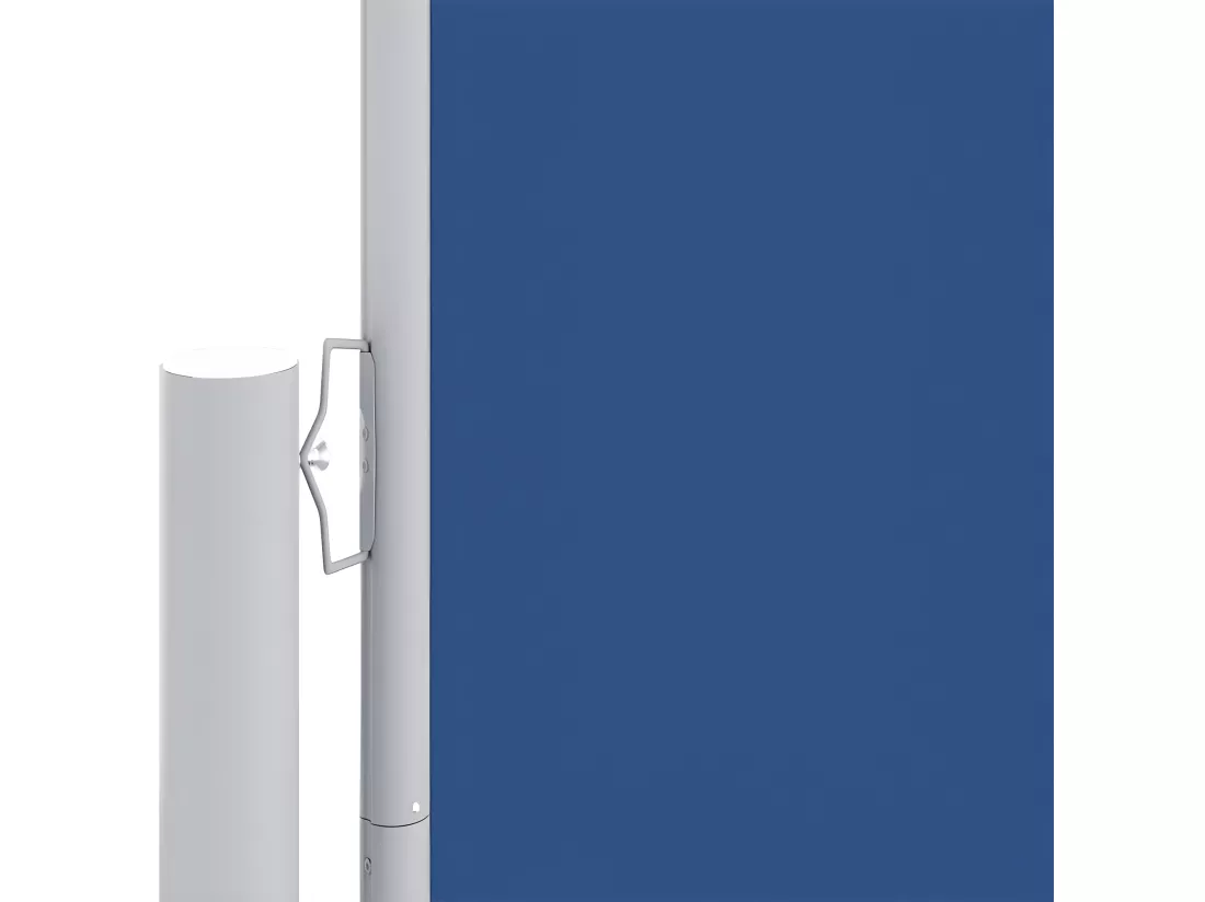 Auvent latéral rétractable Bleu 180x1000 cm