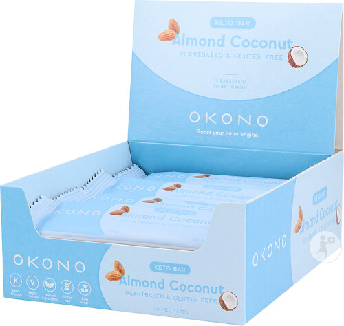 Okono Energy Bar Almond Coconut 40g
