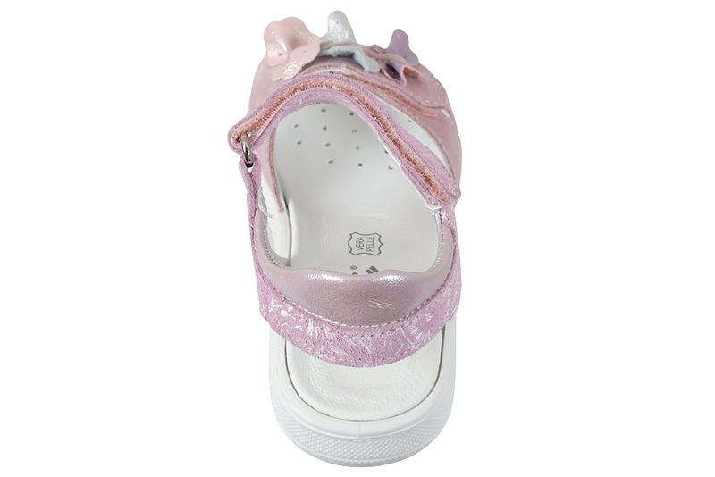 IMAC SANDAL I LILLA RUSKIND MED BLOMSTER