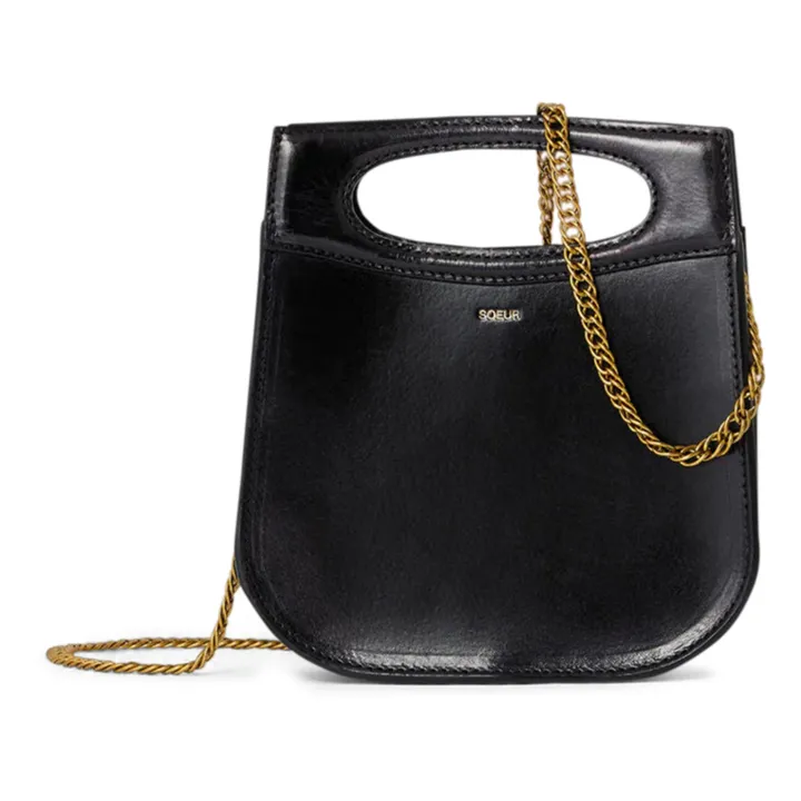 Soeur Sac Cheri Mini Cuir | Noir