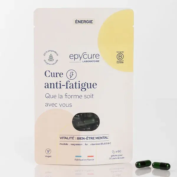 Epycure Vitalité & Immunité Cure Anti-Fatigue Tonus et Vitalité 60 gélules