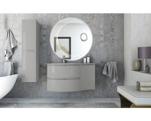 LED badkamerspiegel Tessin met cosmeticaspiegel 100 cm 45011 IP 44 (beschermd tegen vreemde voorwerpen en spatwater)